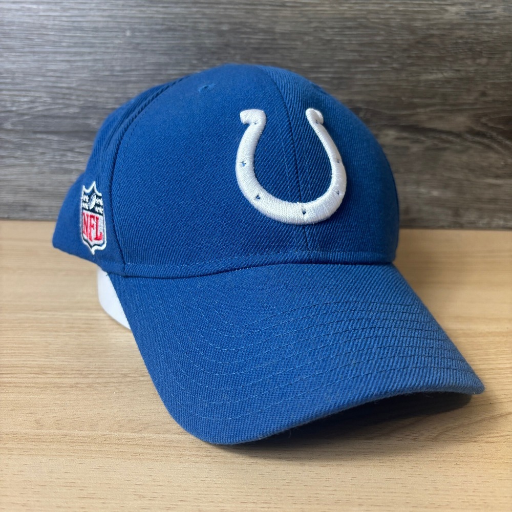 Indianapolis Colts Hat Cap Strap Back Blue NFL Football‎ Reebok Adjustable
